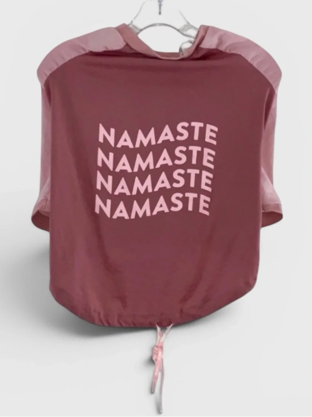 805 10/$50🏄🏻‍♀️ Top Paw Pink Namaste Small Dog Shirt
